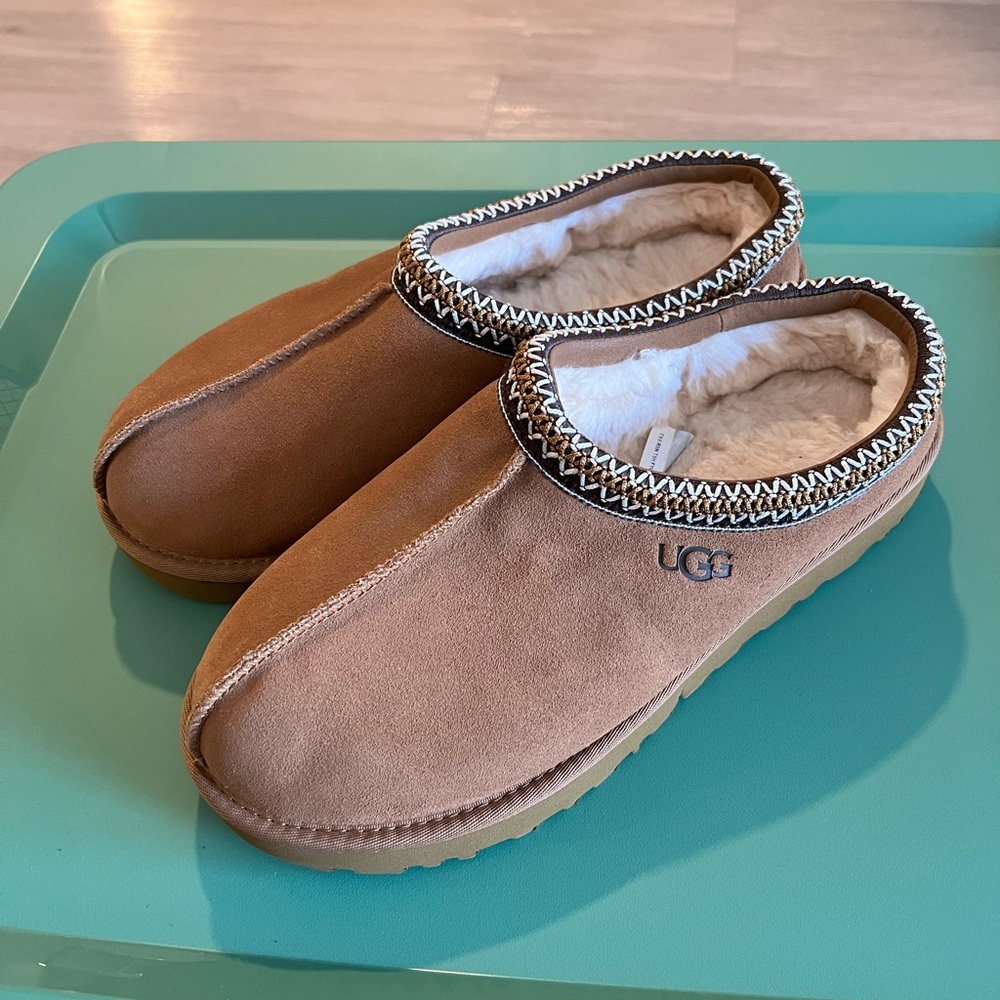 UGG Tasman taz slippers chestnut mens sz 12 brand new